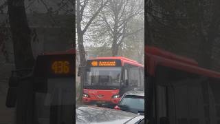 Transdev  Connexxion 5901 rijdt uit mist  vdl citea lle  VDL Citea LLE120 [upl. by Ehtyde]