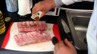 Great Smoked Baby Back Rib Recipe [upl. by Annahavas]