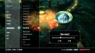 Skyrim  Atronach Forge Tutorials  Spell Tome Conjure Frost Atronach [upl. by Anida35]