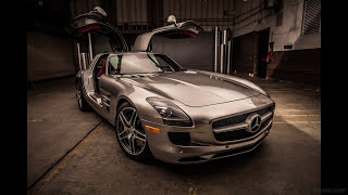 Photography Tutorial  Portrait of an exotic car Mercedes SLS AMG [upl. by Decca802]