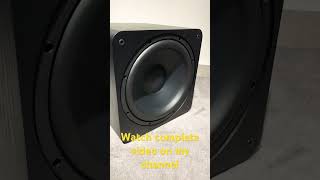 Svs SB1000 Pro Subwoofer subwoofer svs bass audiophile American movies music subscribe [upl. by Fidellia304]