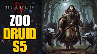 Diablo IV Season 5  Zoo Keeper Summon Druid Guide  Insane Damage [upl. by Adelheid]