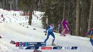 4 x 25km open relay  Crosscountry skiing  Sochi 2014 Paralympic Winter Games [upl. by Randal340]