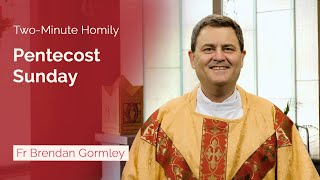 Pentecost Sunday  TwoMinute Homily Fr Brendan Gormley [upl. by Samy]