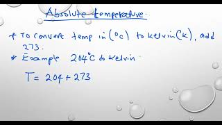 Simple Celsius to Kelvin Conversion [upl. by On244]