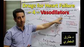 4 CVS Drugs for Heart Failure  4  Vasodilators drugs mechanism uses [upl. by Earaj]