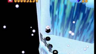 Bomberman 64  World 4 White Glacier  Stage 1 quotBlizzard Peaksquot [upl. by Cassi]