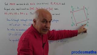 Seconde  Configurations du plan  Carrés  Exercices [upl. by Frayne]