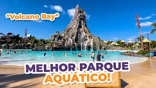 Volcano Bay melhor parque aquático de Orlando  Vlog 10 [upl. by Gavini333]