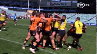 Ron Massey Cup Grand Final 2014 Fight [upl. by Ramedlav]