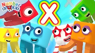 La Multiplicación COMPILACION  Episodios completos  123  Numberblocks en Español [upl. by Langdon]