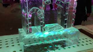 Ice Sculptures Quebec Carnival 2018 [upl. by Nednil531]