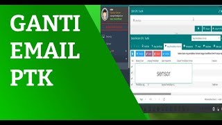 CARA GANTI EMAIL PTK DI DAPODIK 2023 DAN INFO GTK [upl. by Ode527]