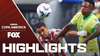 Paraguay vs Brazil Highlights  2024 Copa América [upl. by Sedecram462]