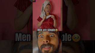 Men are simple pt3🥹 bengali funny funnyvideo comedy youtubeshorts couple viralvideo [upl. by Netnerb]