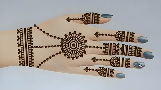 Latest Simple Mehndi Design for BackhandEasy Mehndi DesignsMehndi DesignsMehandi DesignHenna [upl. by Bundy]