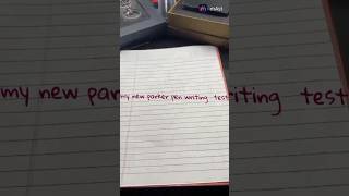 My new Parker pen writing testsubscribeparkerwritingtestviralthisvideoshortvideopenspinster [upl. by Korey]