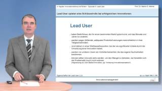 Episode 3 Rollen im Innovationsprozess Lead User Kapitel 4 Innovationsklima [upl. by Akinej]