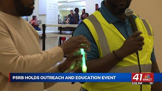 MaconBibb Pedestrian Safety Review Board holds outreach and education event at Disability [upl. by Memberg]