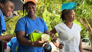 Driving Antigua and Barbuda  Hermitage Beach Sunday Morning Breakfast St Mary’s Antigua 7 July 2024 [upl. by Kendre]