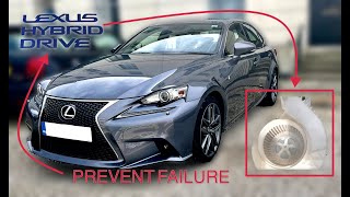 Used LEXUS Hybrid  The First thing you must do  How to clean the hybrid battery fan Part 1 [upl. by Atteuqram]