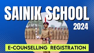 SAINIK E COUNSELLING 2024  How to register [upl. by Noraed366]