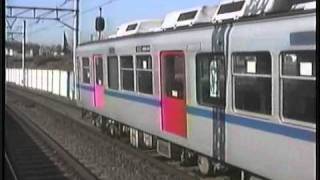 北総7150形8連カラードア車 北総線普通列車 （1997年撮影） [upl. by Hanford222]