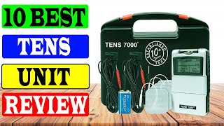 Top 10 Best TENS Unit Review 2022  Best Muscle Stimulator [upl. by Eidnim]