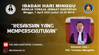 LIVE Ibadah Hari Minggu  07042024 pukul 1830 WITA  Gereja Toraja Jemaat Rantepao [upl. by Ataeb339]