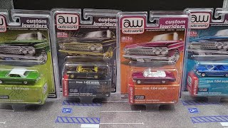 Auto World Mijo Exclusives Custom Lowriders  2020  Review [upl. by Beshore]