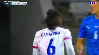 Eduardo Camavinga Goal Israel vs France 12 Goals and Extended Highlights [upl. by Glenna]