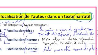 la focalisation le degrés de la présence de lauteur [upl. by Lellih]