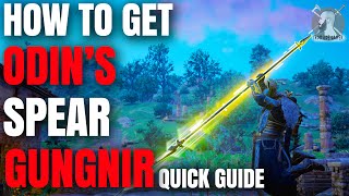 How to find Odins Spear GUNGNIR  Assassins Creed Valhalla Quick Guide [upl. by Sucul]