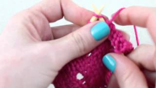 Simple Stylish Stricken  Tutorial Muster Bibliothek 8 Senkrechtes Lochmuster [upl. by Menon]