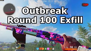 Outbreak Round 100 Exfill cold war zombies [upl. by Nuhsed]