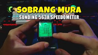 MURANG SPEEDOMETER  SUNDING 563A WIRED BIKE COMPUTER [upl. by Auhsohey]