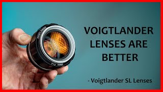 🟡 Upgrade your SLR with a Voigtlander lens  Nikon Mount Voigtlander SL lenses Review 204058mm [upl. by Haslam547]