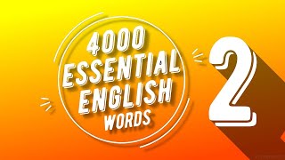 4000 Essential English Words 2 [upl. by Zweig]