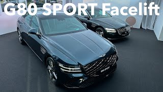 2024 Genesis G80 SPORT Facelift  Can you spot the changes [upl. by Anerahs]