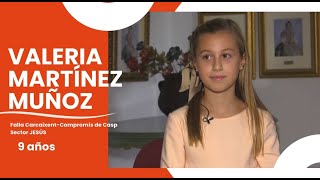 Candidatas a Fallera Mayor Infantil de Valencia 2025 Valeria Martínez Muñoz [upl. by Xantha]