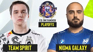 Team Spirit vs Nigma Galaxy  ESL One Bangkok Dota 2  Yudijustincase amp Faiq [upl. by Benton602]