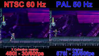 NTSC vs PAL Mega Man X6 [upl. by Catherine]