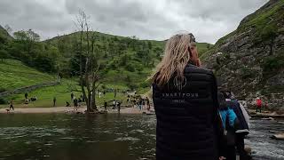 Dovedale River Dove picturesque stepping stones Peak District [upl. by Senga405]