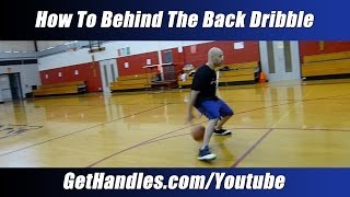 How to Behind the Back Dribble Tutorial Basketball Basics Crossover [upl. by Grossman705]