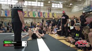 ADCC Chicago Open 23  John Combs VS Brandon Wilson 83kg Advanced EighthFinals [upl. by Garris]