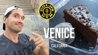 A DAY IN THE LIFE OF Venice Beach Bicipiti alla Golds Healthy Cheat Meal SuperMoon IronManager [upl. by Werdnaed]