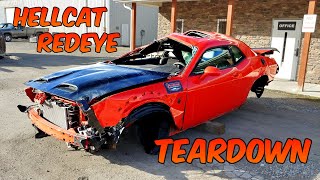 WIDEBODY HELLCAT REDEYE COMPLETE TEARDOWN [upl. by Doro111]