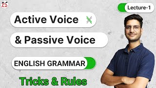 L1 Active Voice amp Passive Voice  General rules of VOICE  Change of pronoun  English Grammar [upl. by Fabiola]