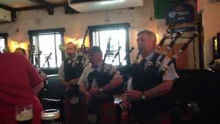 St Columcille United Gaelic Pipe Band Tierneys Montclair NJ [upl. by Nodrog470]