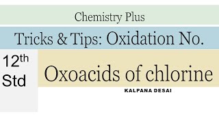 Tips and Tricks Oxoacids of chlorine  pBlock elements [upl. by Leirej]